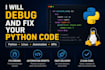 debug and fix your python code