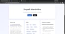 create a modern responsive portfolio website