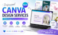 design premium editable canva templates with your branding