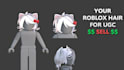 create a roblox ugc item, hair or character for you