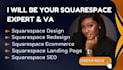 be your squarespace website design redesign revamp development pro expert va