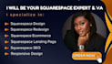 be your squarespace website design redesign revamp development pro expert va