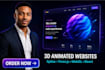 3d animated website interactive webflow spline threejs gsap webgl nextjs react