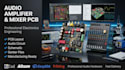 make electronic audio amplifier and audio mixer design