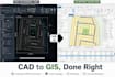 convert cad to gis geodatabase with clean topology