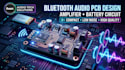 design compact audio amplifier pcb with battery powered circuit