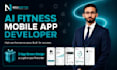 develop ai fitness mobile app, gym health app using flutter
