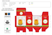 create a perfect design packaging box design with die line