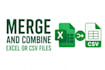 merge and combine excel or CSV files