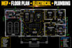 draw architectural plan electrical plan plumbing plans mep drawings floor plans