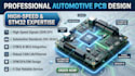 design high speed automotive can fd pcb with stm32 controller