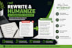 rewrite and humanize ai generated content