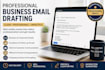 draft professional escalation and official response emails