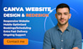 canva website design landing page website design canva website redesign