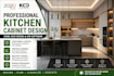 design professional kitchen cabinet using 2020 design and kcd software