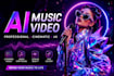 create a premium ai cinematic music video