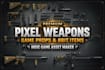 create pixel weapons, game props, 8bit items, pixel art, indie game asset maker