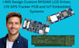 design custom rp2040 lcd driver, lte gps tracker  pcb and iot embedded systems