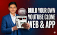 build a youtube clone video website and mobile app