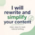 rewrite and simplify your content to make it clear and easy to understand