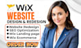 create wix website wix ecommerce wix optimization wix development elementor pro