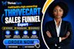 build a high converting thrivecart sales funnel