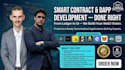 develop solidity smart contracts and build a full stack web3 dapp