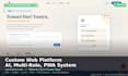 build a custom PHP web system with admin panel and dashboard