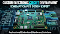 do custom electronic circuit development and schematic design