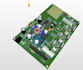 help you in designing the circuit schematic and pcb