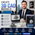 create 3d cad models for 3d printing and prototype design