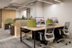 design modern commercial office space and 3d rendering
