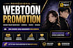 do webtoon comic manga and tapas promotion