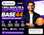 expert base44 encoding data transformation specialist  fast reliable