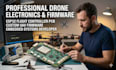 develop smart drone uav pcb, esp32 flight controller and embedded firmware