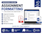 professionally format assignments and documents