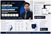be your fullstack web developer and custom software engineer