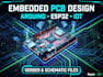 design embedded pcb, microcontroller circuit and hardware development solution