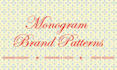create branding style logo pattern, monogram vector patterns
