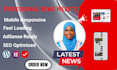 design a professional wordpress news website or blog