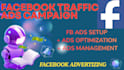 create, mng facebook fb traffic ads as fb campaign manager ads expert ex