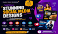 design professional social media posts