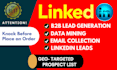 do professional b2b lead generation ,data entry, web research