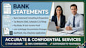 reconcile bank statements for loan applications