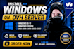 install windows on ovh servers