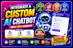 integrate custom ai chatbot into your website