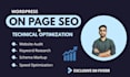 do wordpress onpage SEO, technical optimization