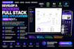 develop a modern full stack web application with next js
