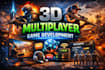 do 3d single and multiplayer game development