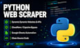 do professional web scraping data extraction and python automation